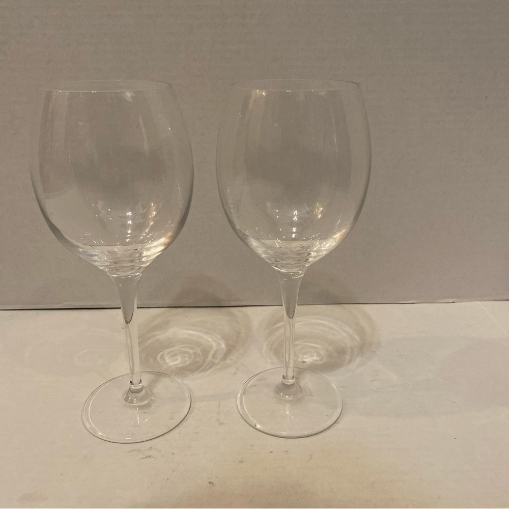 Alessi white wine, glasses, stemware crystal